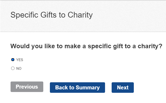 Gifts to Charities